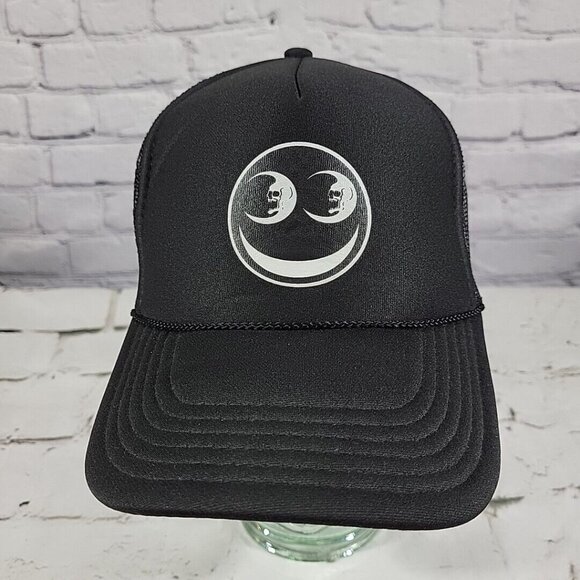 Unbranded Other - Optical Illusion Hat Skulls Moons Hidden Pictures Adult One Size Black Snapback